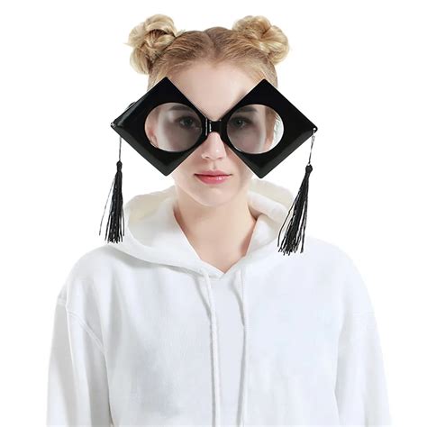 Funny Crazy Tassel Rectangle Fancy Dress Glasses Novelty Costume Party Hippie Bril Sunglasses