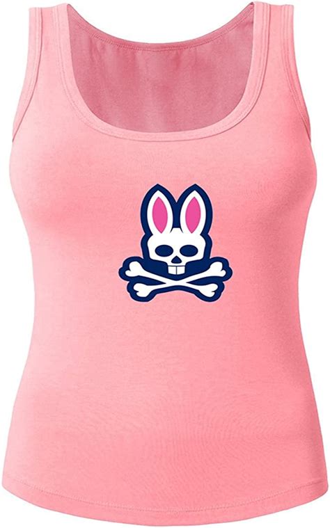 Psycho Bunny Womens Printed Tanks Tops Sleeveless T Shirts