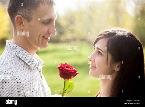 Couple Lovers Meeting On Date Hi Res Stock Photography And Images Alamy