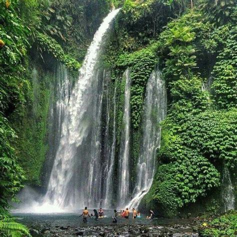 Tiu Kelep Waterfall Lombok 📷 Miltriana Laos Tiu Lombok Real Beauty