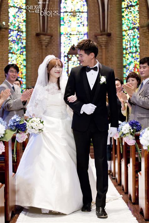 7 photos of gu hye sun and ahn jae hyun on their wedding day. Photo Ku Hye Sun - 140618 Angel Eyes Official Stills | ♥♥Love Minsun♥♥