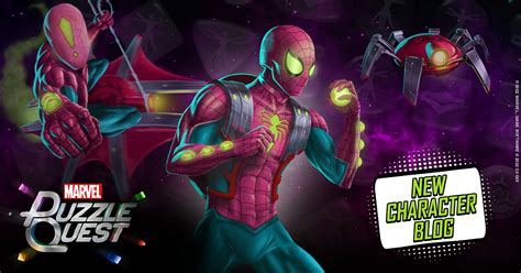 Marvel Puzzle Quest New Character Blog Spider Man Oscorp D3 Go