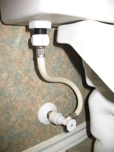 Replacing Hose On Toilet