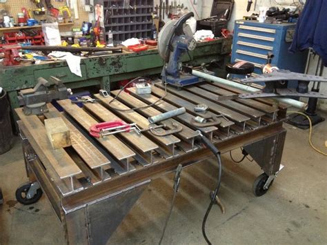 Rubberized single handle with an adjustable rotary jaw to align and hold workpieces precisely. Complete DIY Welding Table and Cart Ideas 50 Designs