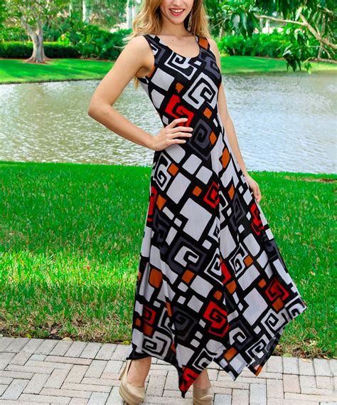 Look What I Found On Zulily Red And Black Square Handkerchief Maxi