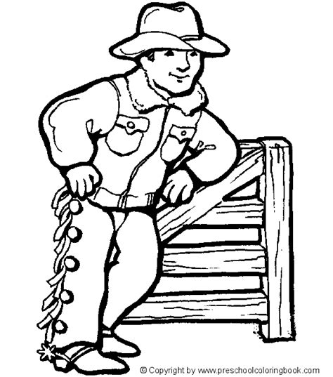 This color by letter kindergarten reading worksheet features capital and lowercase c. www.preschoolcoloringbook.com / Western Coloring Page