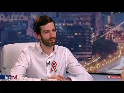 He is the chairman of the momentum movement (hungarian: EGYENESEN - Fekete-Győr András - YouTube