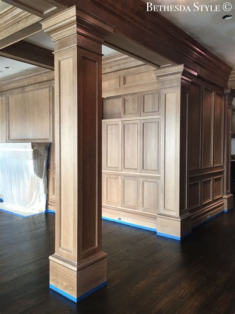 Bethesdastyle ~ Great Room Columns ~ Millwork ~ Wood Panels By Heartwooddesign ~ The Banks