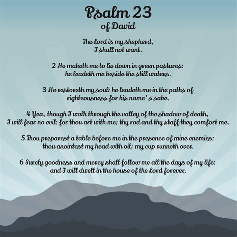 Free Printable Psalm 23 Printable Version Printable Word Searches