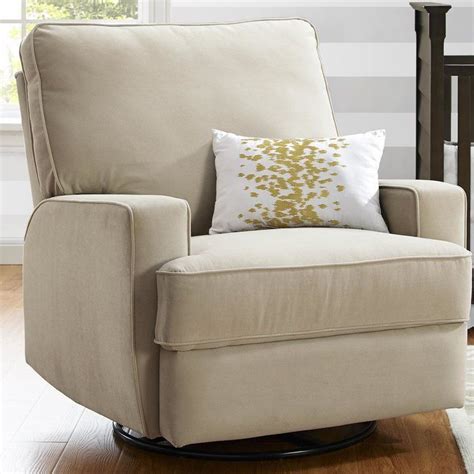Office swivel chair with footstool, faux leather reclining executive and gaming chairs. Antonio Swivel Reclining Glider | Reclining rocking chair ...