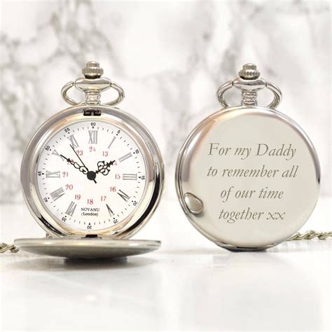 Personalized Pocket Watch Personalized Items Personalised Ideal Gift