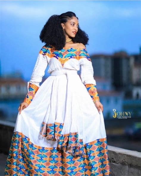 Beautiful Habeshan Dress Ethiopian Traditional Dresseritrean Etsy New