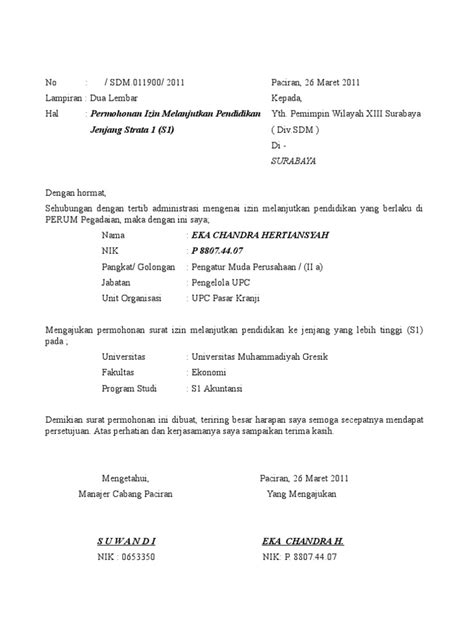 Berikut ini kami berikan beberapa contoh surat izin tidak. surat izin tidak masuk kuliah - wood scribd indo