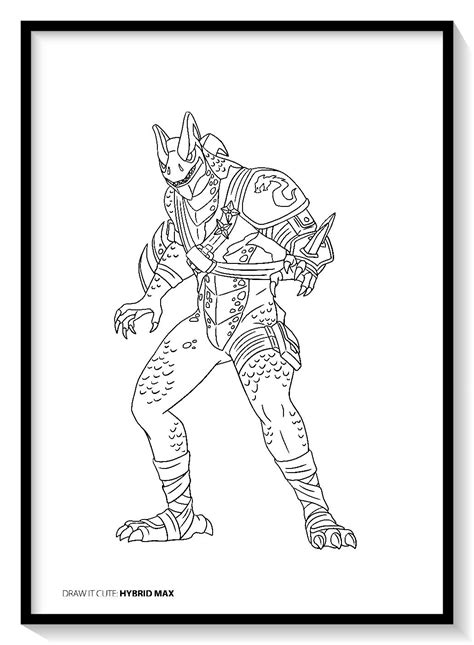 ⚔⚔ Dibujos de fortnite para descargar, colorear, pintar e imprimir ⚔⚔