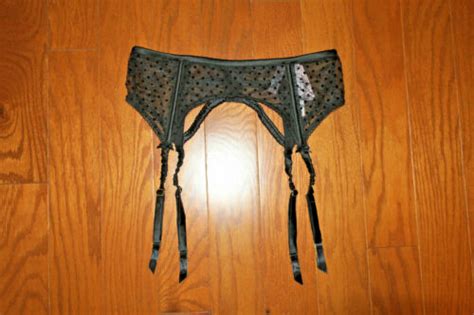 xs s xsmall small victoria secret garter belt satin lace black nwt very sexy 40 ebay