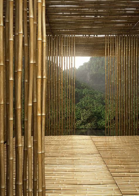 Kengo Kuma — Great Bamboo Wall House 2002 Architecture Design