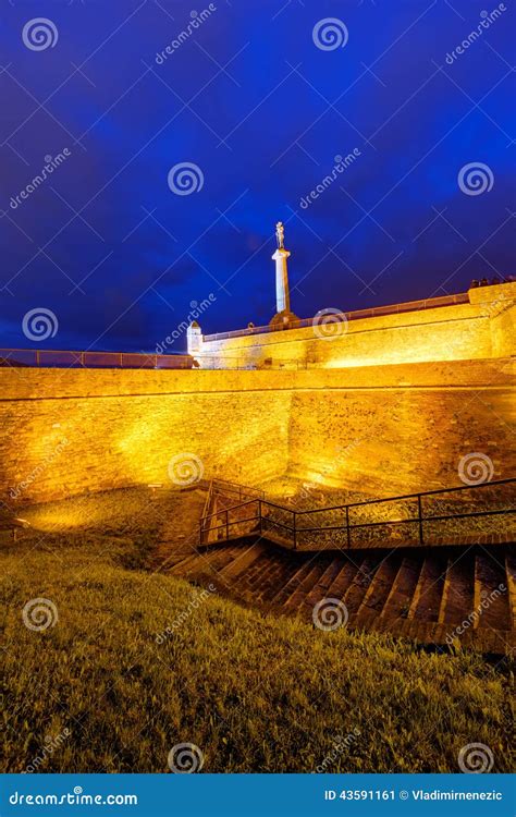 Belgrade Fortress And Kalemegdan Park Stock Image Image Of Background