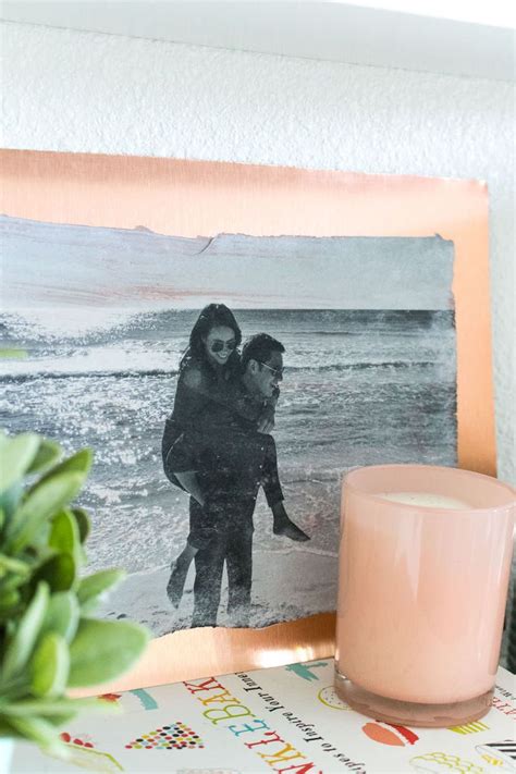 Embrace The Copper Trend With This Metal Photo Transfer Art Youll Use