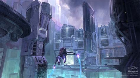 Sky Sanctuary Concept Art From Halo 3 Odst The Final Mission
