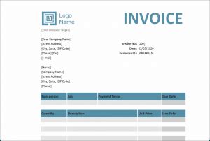 Free Printable Standard Invoice Template Bogiolo