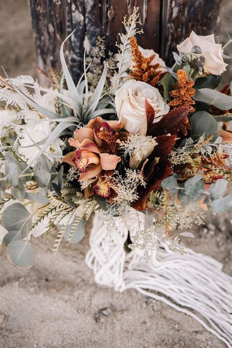 20 Rust Burnt Orange Fall Wedding Bouquets | Roses & Rings- Part 2