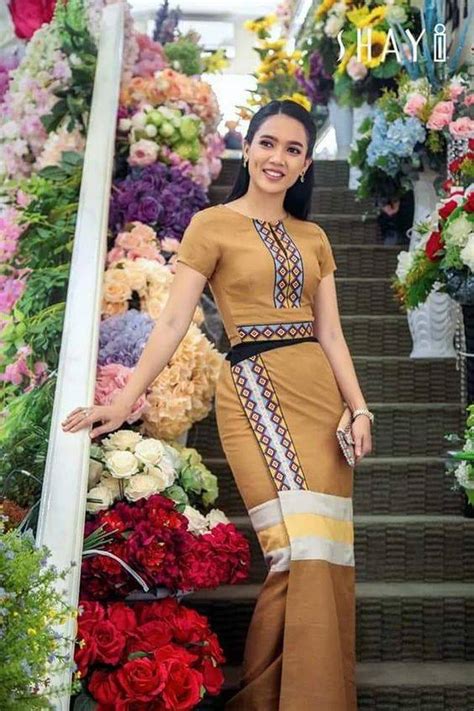 Exclusive Burmese Culture Traditional Dress 2018 Fashionre