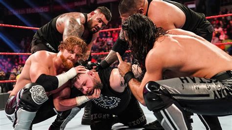 Kevin Owens And The Viking Raiders Vs Murphy And Aopmonday Night Raw Youtube