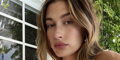 Hailey Bieber Shows Off Her Natural Freckles In A New Filter Free Selfie