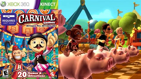 Carnival Games Monkey See Monkey Do 90 Xbox 360 Longplay Youtube