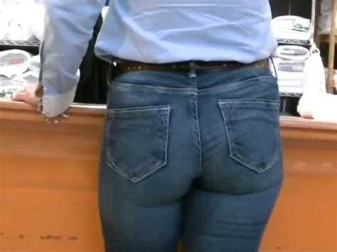 Candid Redhead Milf With Nice Ass In Tight Jeans Free