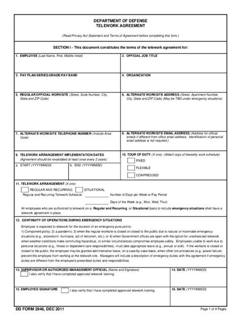 Dd Form 2946 Fill Online Printable Fillable Blank