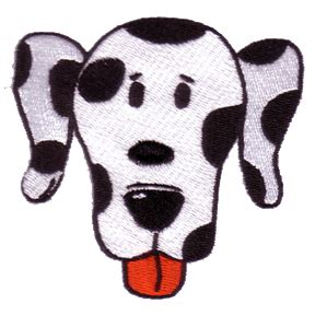 Dalmatian Dog Embroidered Patch | Embroidered patches, Dalmatian dogs, Embroidered
