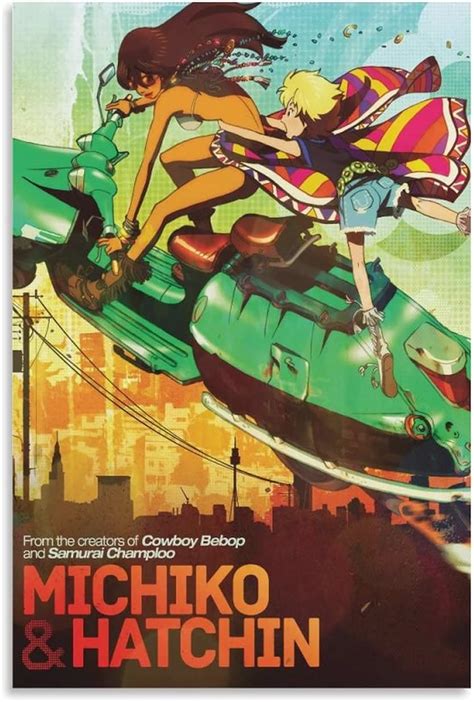 Michiko And Hatchin Anime Poster Poster Canvas Wall Art