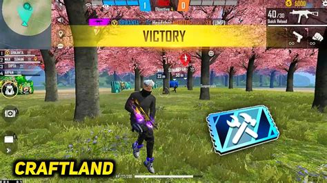 Free Fire Craftland Gameplay How To Create Craftland Map And Play