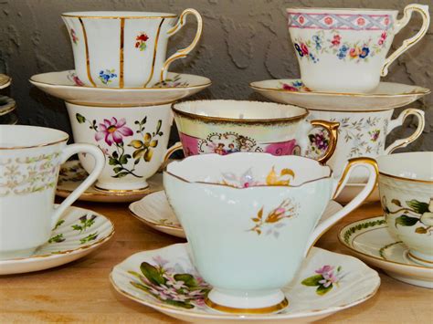 Mismatched Tea Cup And Saucer Vintage Tea Cups And Saucers Etsy In