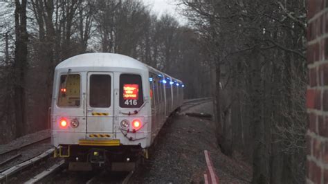 Mta Staten Island Railway On Board Tottenville Bound R44 Express Train