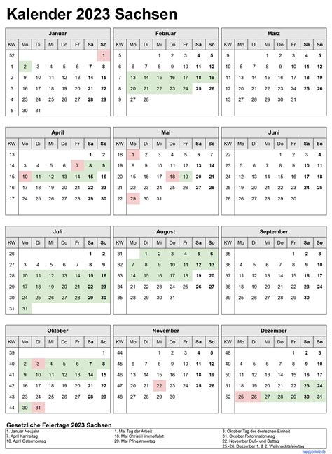 Kalender 2023 Und 2024 Ferien Sachsen Feiertage Pdf Xls Und Png