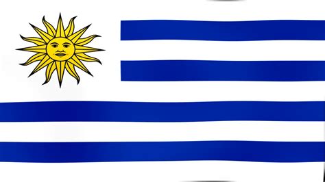 Bandera Ondeando E Himno De Uruguay Flag Waving And Anthem Of Uruguay Youtube