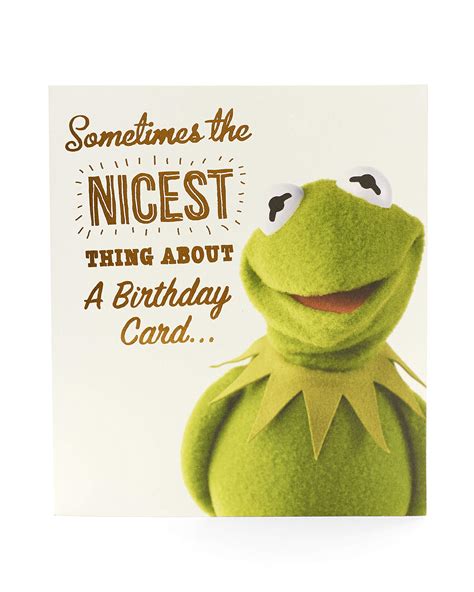 Buy Disneys Muppets Kermit The Frog Birthday Card Funny Birthday Card
