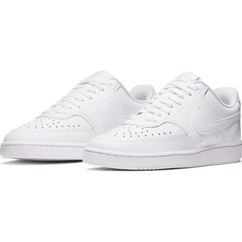 Swooshes, which overlay at the side in twos, make full use of the multiplied motif employed on sacai 's previous set of ldwaffles. Nike Court Vision Low - Womens Sneakers - Triple White ...