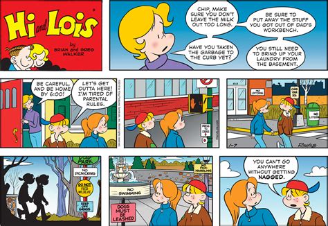 Old Comics World Hi And Lois Daily Strips King Features