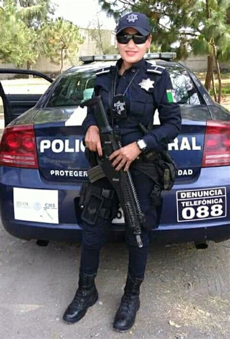 Policia Mexicana Mujer Polic A Fuerzas Armadas De Mexico Policia