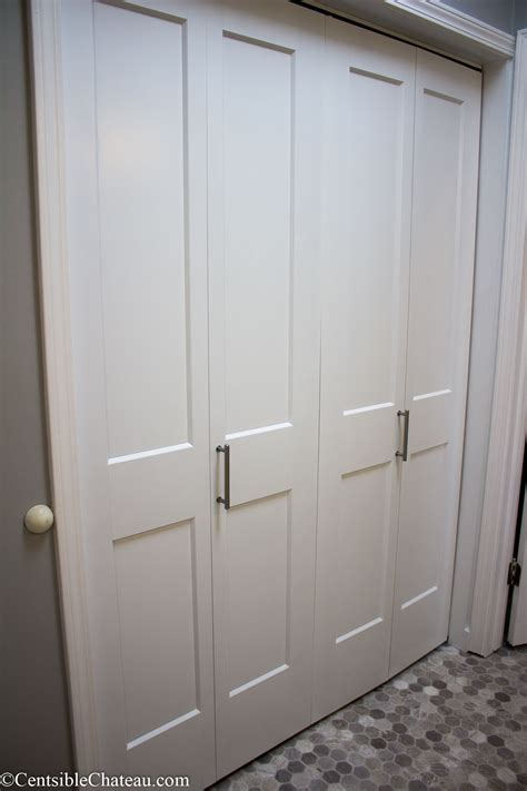 How To Easily Install Bi Fold Closet Doors In Your Closet Closet Door Makeover Folding Closet