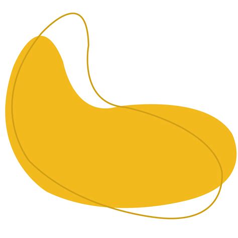 Abstract Yellow Blob Element 9376712 Png