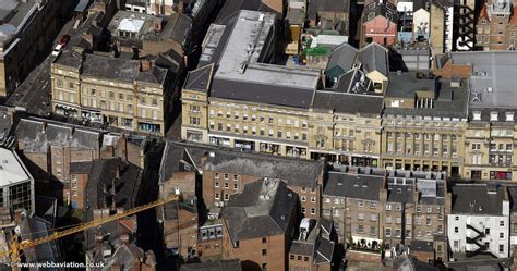 Grey Street Newcastle Upon Tyne From The Air Aerial Photographs Of