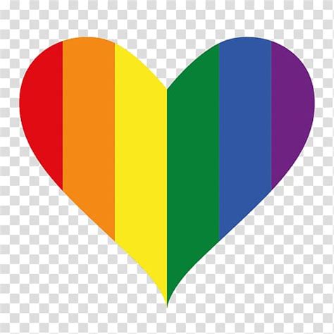Multicolored Heart Illustration Lgbt Rainbow Flag Gay Pride Logo