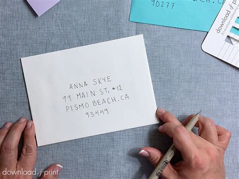 2 envelope address template free download. Free Printable Envelope Addressing Template