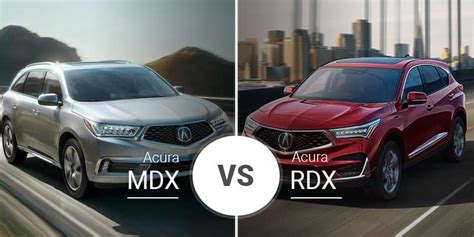 Acura Mdx Vs Acura Rdx Crossover Brothers Do Battle