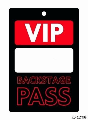 Free Printable Vip Pass Template New Vip Ticket Template In 2020 Vip