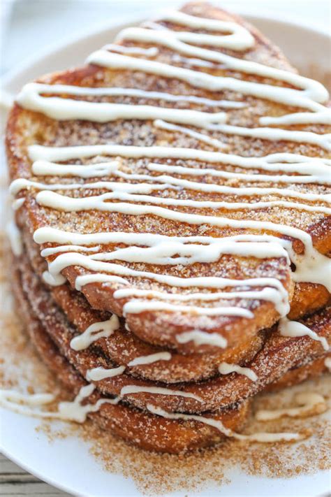 Churro French Toast Damn Delicious